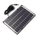 6W 12V Camera Surveillance Solar Panel Outdoor Portable Light Lamp Power Su