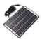 6W 12V Camera Surveillance Solar Panel Outdoor Portable Light Lamp Power Su