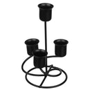 Wrought Iron Candelabra Metal Candle Stands Modern Style Candle Holders