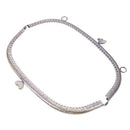 Arch Metal Purse Frame Handle for Clutch Shoulder Bag Accessories 20.5cm