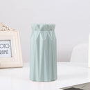 Flower Basket Plastic Vase Clear Lines Imitation Porcelain Flower Organizer