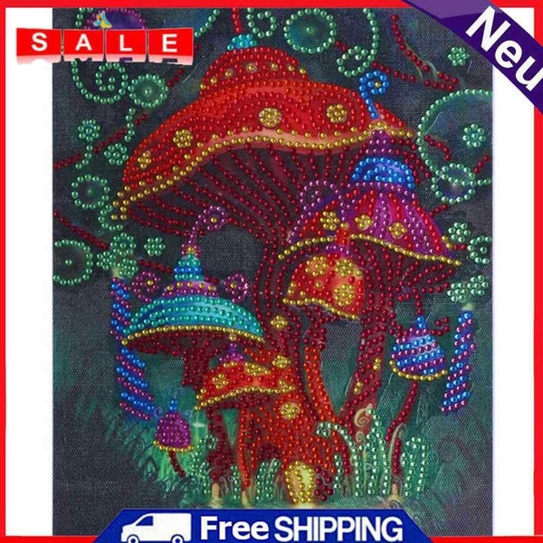 5D DIY Mushroom Diamond Painting, Cross Stitch Mosaic