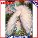 5D DIY Full Drill Diamond Painting Peafowl Embroidery Mosaic Kit Home Wall Decor