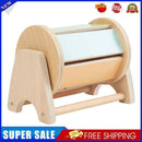 Montessori Wooden Spinning Drum Educational Toys Color Cognition Gift for I