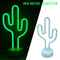 Neon Sign LED Lights Cactus - USB Charging Decorative Marquee Signs Light