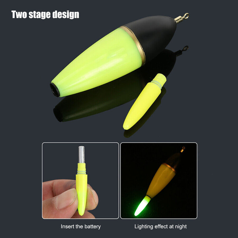 5g/10g/15g Night Glow Fishing Float Lightweight Fishing Float Bobber Tackle Tool