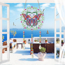 DIY Crystal Prism Teardrop Pendant Diamond Painting Kit Wind Chime (PFL01) Newly