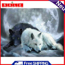 5D Diamond Painting Kit Wolf Full Round Drill Rhinestone DIY Wall Art Crafts Set