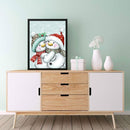 #A Snowman 5D DIY Diamond Painting Kits Full Round Drill Wall Decor Rhinestone A