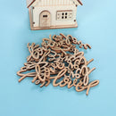 Rustic Valentine's Day Table Scatter Crafts Accessories Wooden Love Letters