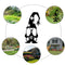 Gnomes Garden Decor, Ground Sign Silhouette for Outdoor, Lawn, Yard (2) Newly