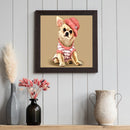 Diamond Painting 5D Dog DIY Full Round Drill Rhinestone Home Decoration Han
