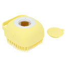 Pet Dog Massage Shampoo Brush Cat Bath Shower Brush Cleaning Comb (Yellow) Newly