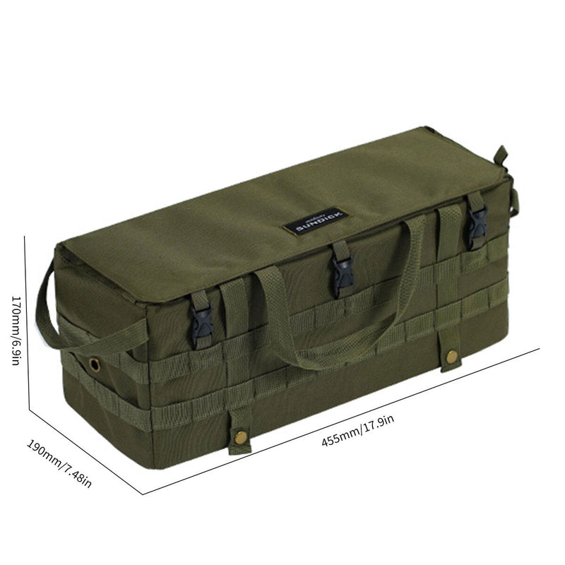 #A Storage Bags - Outdoor Camping Molle Oxford Cloth Hanging Pocket for Desk Sid