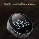 Digital Display Magnetic Rotation Timer Adjustable Electronic Countdown Device