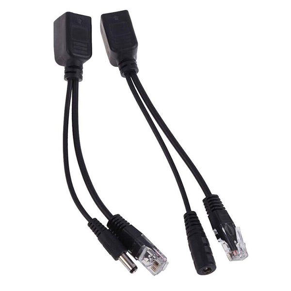 Passive Power over Ethernet PoE Adapter Injector & Kit W0T1 C6T0 Splitter V3K7