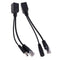 Passive Power over Ethernet PoE Adapter Injector & Kit W0T1 C6T0 Splitter V3K7