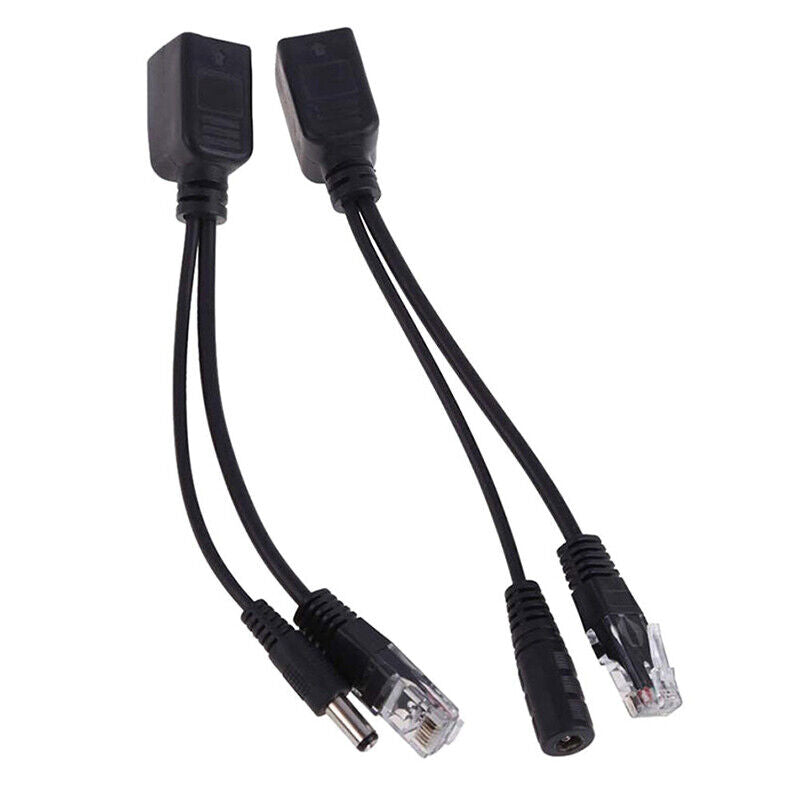 Passive Power over Ethernet PoE Adapter Injector & Kit W0T1 C6T0 Splitter V3K7