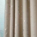 Full Blackout Shading Stars Bedroom Balcony Curtains Hook Grommet Purdah(1)
