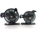 55mm Plastic Metal Winter Ice Fishing Reels Portable Fishing Reel (Black) Newly