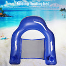 Inflatable Float Water Hammock Pool Floating Party Beach Lounger with Cup H