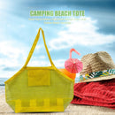Foldable Swimming Sport Tote Outdoor Child Toys Storage Beach Bag (Yellow)