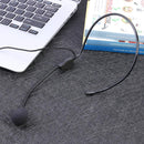 3.5mm Head Mounted Headset Microphone Condenser Mic for Teacher Guide Lectu
