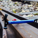 Outdoor Camping Tent Peg Hammer Steel Hiking Stakes Nail Puller (Blue) Newly