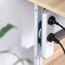 Wall Router Socket Fixer Cable Wire Organizer Power Strip Holder (Blue) Newly