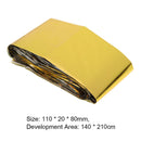 Outdoor Waterproof Emergency Blanket Thermal First Aid Rescue Survival Gear