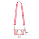 Portable Mini Cartoon Camera Cover Adjustable Silicone Shell (Pink Dog) Newly