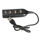 4 Port USB 2.0 High Speed Mini Hub Female Pattern for Laptop PC