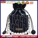 Fashion Women Drawstring Shoulder Bag PU Leather Square Box Crossbody Handbag