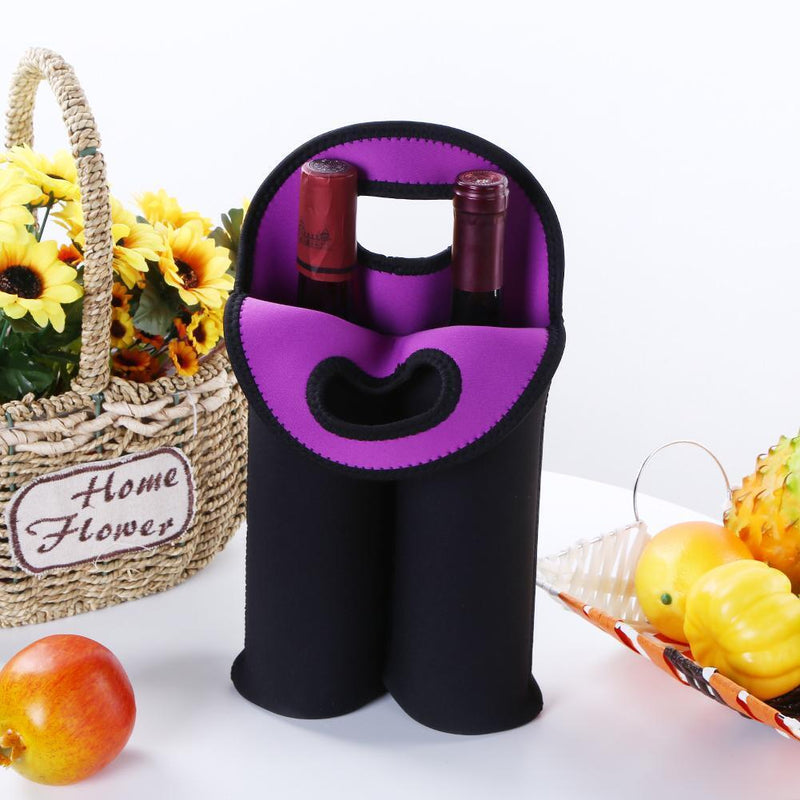 Hand-held Neoprene Bottle Cooler Wine-bottle Bag Protective Sleeve Cover Newly