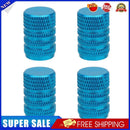 4pcs Aluminum Alloy Car Tire Wheel Tyre Caps Valve Stem Dust Covers (Blue)
