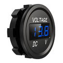 D1 Car Motorcycle DC 12-24V Digital Panel Voltmeter Voltage Meter (Blue) Newly