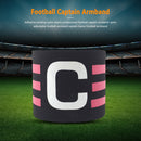 Player Leader Football Captain Armband Nylon Soccer Group Arm Band (Black) Newly