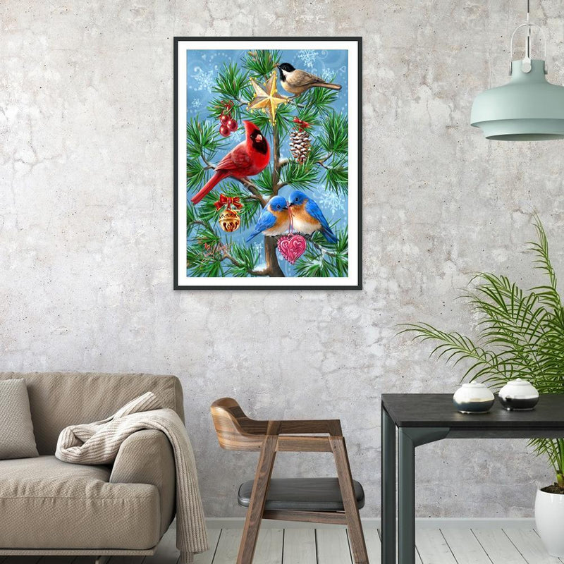 5D DIY Full Drill Diamond Painting Bird Cross Stitch Mosaic Craft Wall Arts Kit