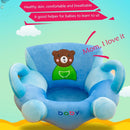 Kids Sit Learning Chair Cartoon Anti-fall Comfortable Baby Sofa Cover (2) Newly