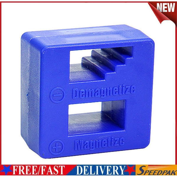 2 In 1 Fast Magnetizer Demagnetizer Tool for Screwdriver Tweezers (Blue) #F