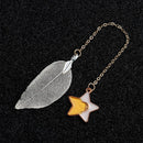 Pendant Student Gift Tassel Pagination Mark Creative Book Clip Leaves Bookmark