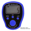 0-99999 Finger Counter LED Luminous Electronic Tally Counter (Dark Blue) Newly