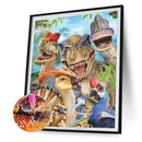 5D Diamond Painting Animal Full Round Drill DIY Wall Art Rhinestone Decoration