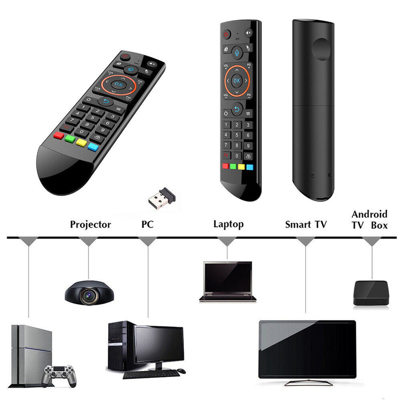 Q2 Backlit Air Mouse Wireless 2.4GHz RF Smart Remote Control (Standard)