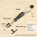 5pcs Hand Twist Drill Set with 1.5/2.0/3.0/4.0/5.0mm Bits Manual Tool