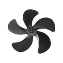 Heat Powered Stove Fan Parts for Wood Log Burner Fireplace Fan Black#