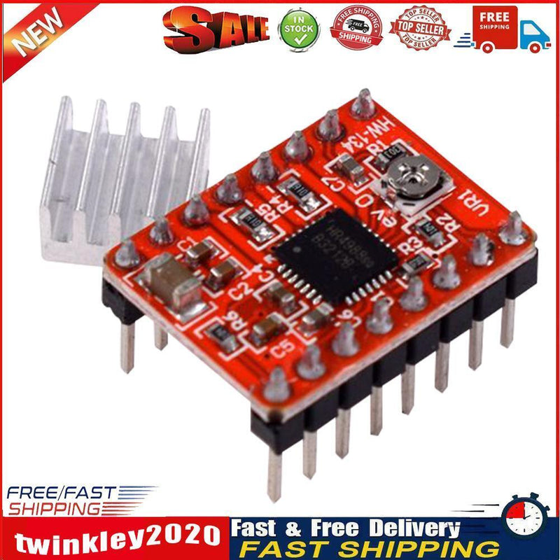 HW-134A A4988 Stepper Motor Driver Module with Heat Sink for Mendel Huxley Newly
