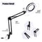 LED 8x Magnifying Glass Table Lamp Cold Clamp Light for Repairing Tattooing