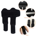Finger Brace Support Hand Splint Fix Protector for Arthritis Joint (Black)