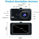 Cycle Recording HD 1080P Video Recorder DVR Camera Dash Cam Car Recorders